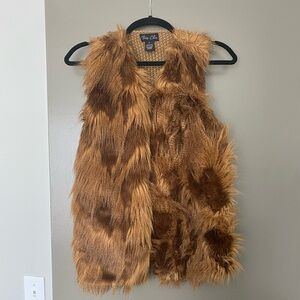 Brown Fur Vest